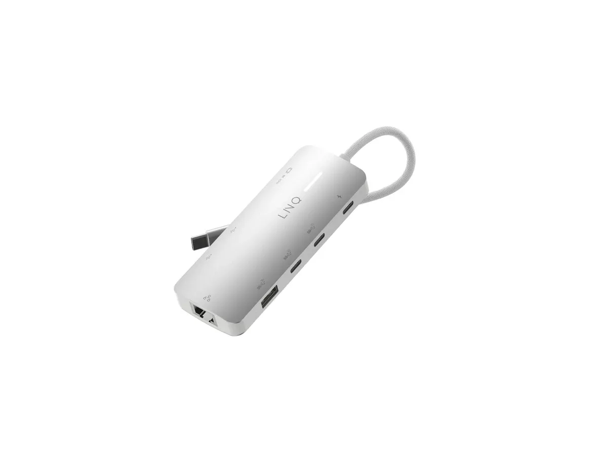 LINQ 8in1 8K PRO USB-C-hubb 140 W med HDMI 2.1 och 2,5 Gbps Ethernet