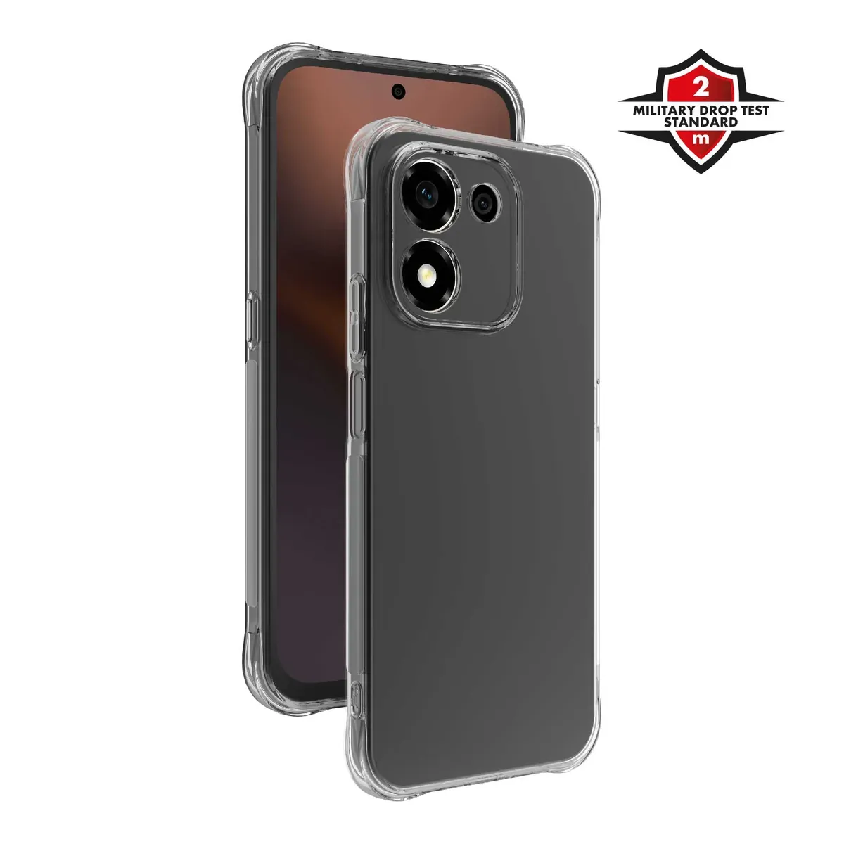 X2O Anti-Shock Skal för Honor 600 Smart Transparent
