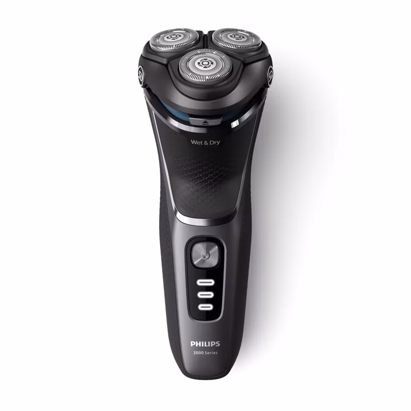 Philips 3000 Series S3343/13 Rakapparat för våt- och torrakning Svart