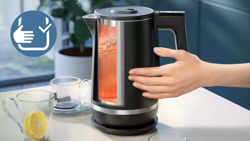 Philips 7000 Series HD9396/90 Dubbelisolerad vattenkokare 1,7 l Svart