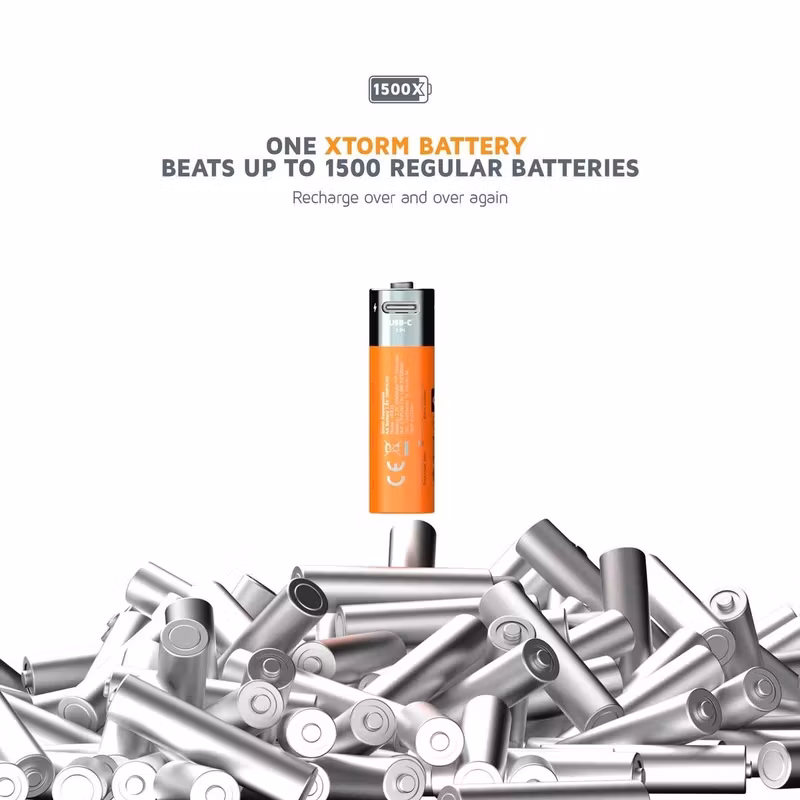 Xtorm NextGen XNG2AB4 AA 2 200 mAh USB-C Uppladdningsbara Batterier 4-pack