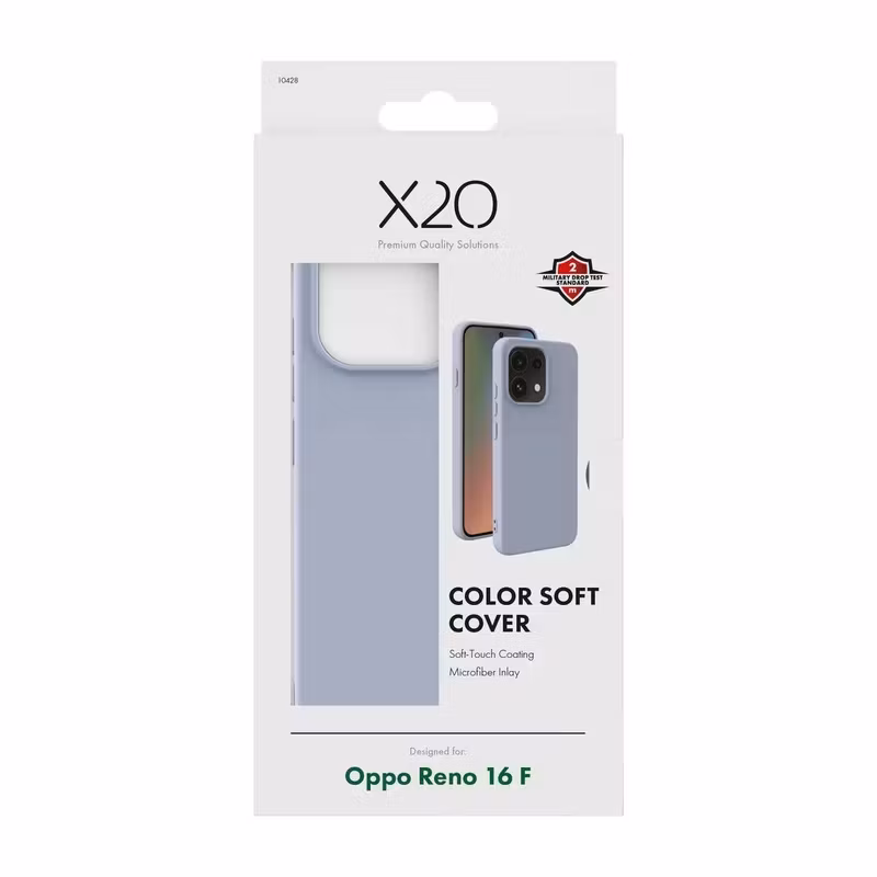 X2O Color Soft Skal Oppo Reno 16 F Lavender