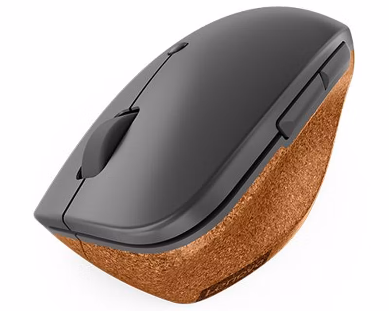 Lenovo Go GY51C33980 Trådlös Vertikal Ergonomisk Mus Brun/Grå