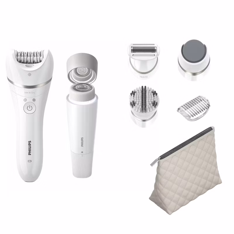Philips Beauty Set Series 9000 BRE770/92 Epilator för hela kroppen Vit