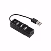 SBOX H-204 4-portars USB-hubb med 4 × USB 2.0 Svart