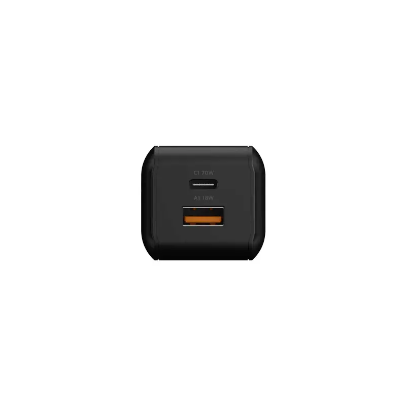 Xtorm NextGen XECNG701 70 W GaN³ USB-C/USB-A Väggladdare Midnight Black