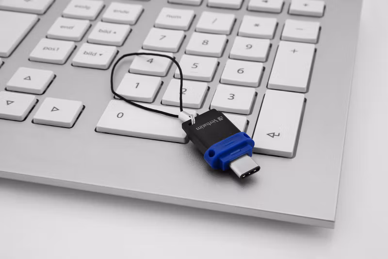 Verbatim Store 'n' Go Dual USB Drive 32 GB USB 3.2 Gen 1 USB-A/USB-C USB-minne Svart Blå