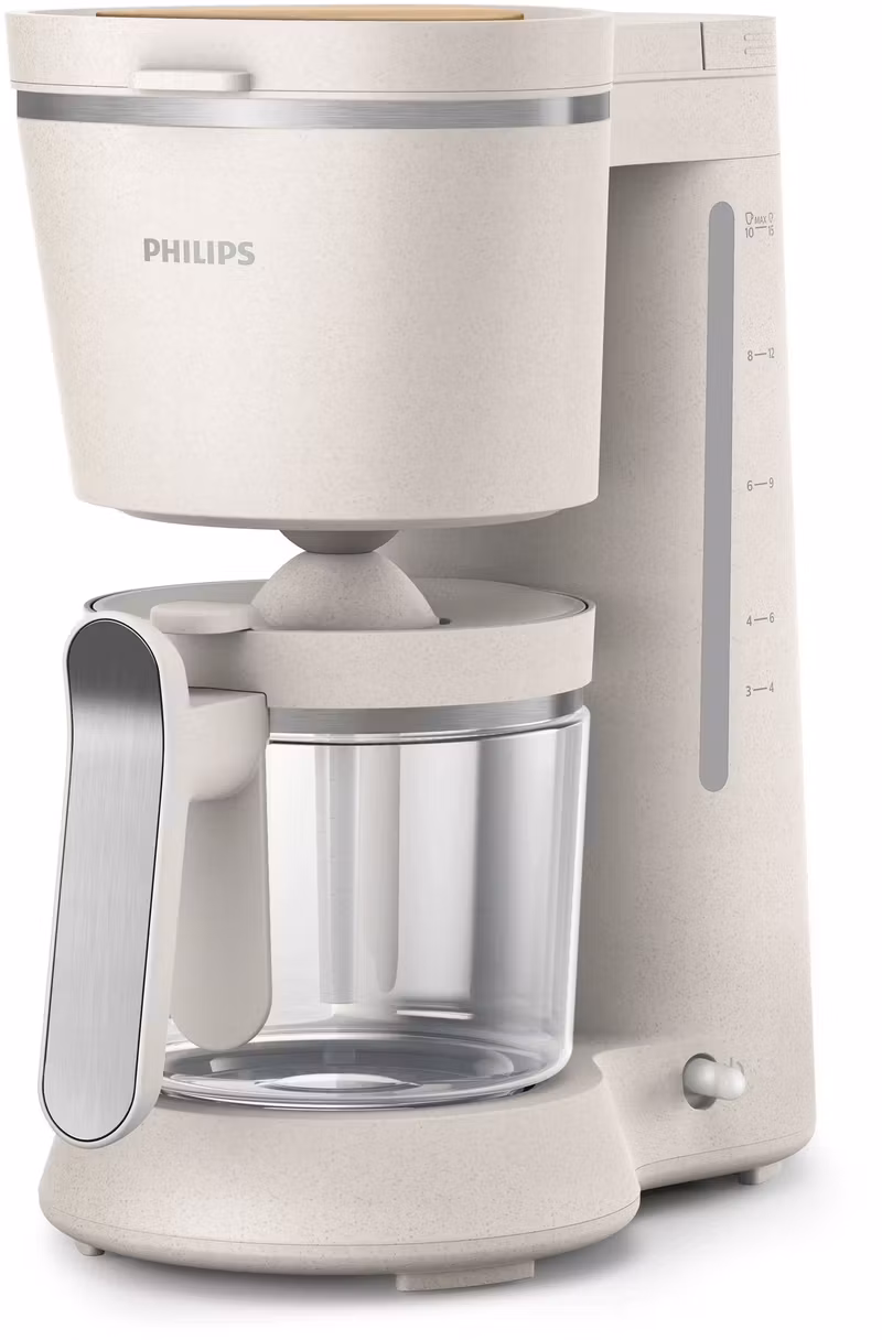 Philips 5000 Series HD5120/00 Eco Conscious Edition Kaffebryggare 1,2 l Silkesvit matt
