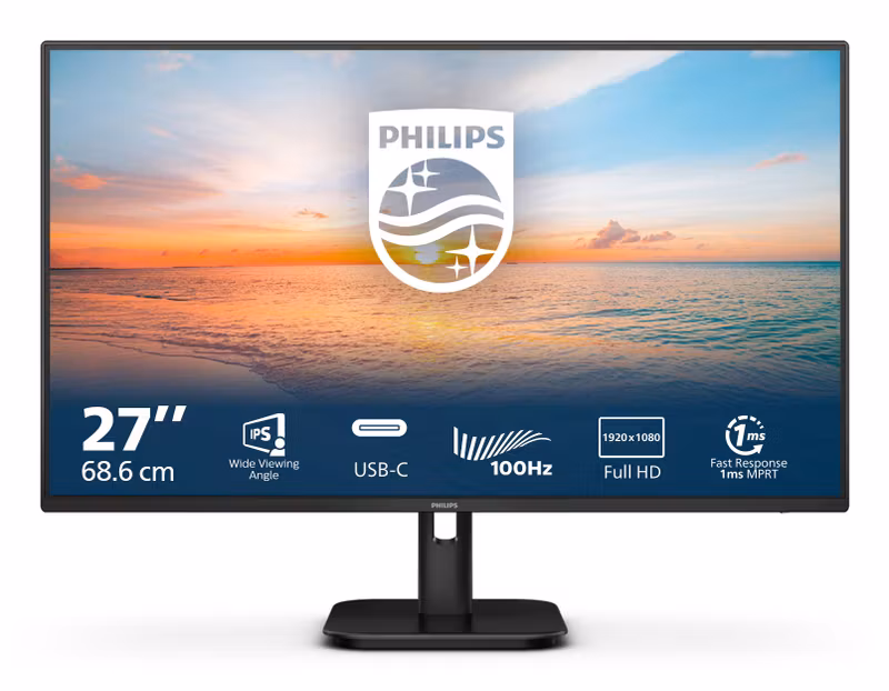 Philips 27E1N1300A 27" IPS Full HD 100 Hz USB-C-skärm