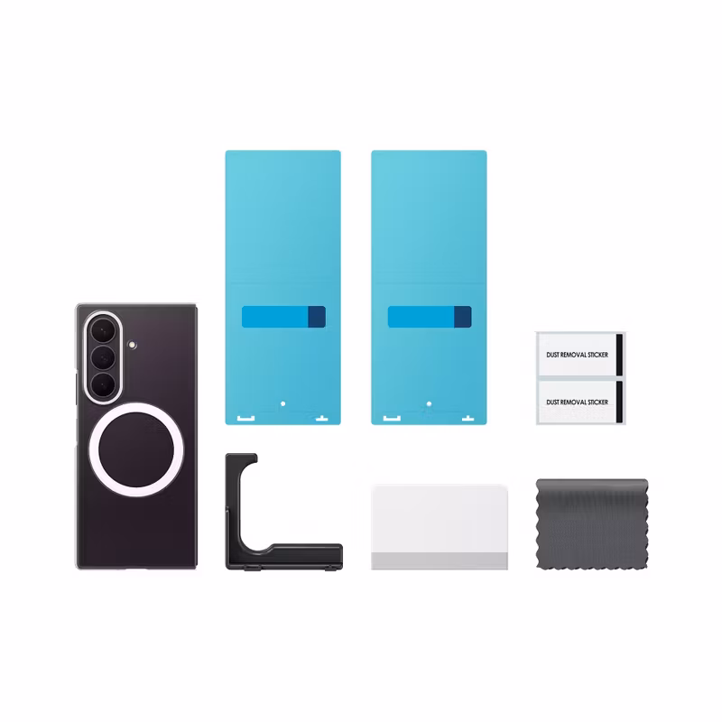 Samsung Clear Magnet Case EF-CF976 Magnetiskt Skal med Skärmskydd Galaxy Z Fold8 Ultra Transparent