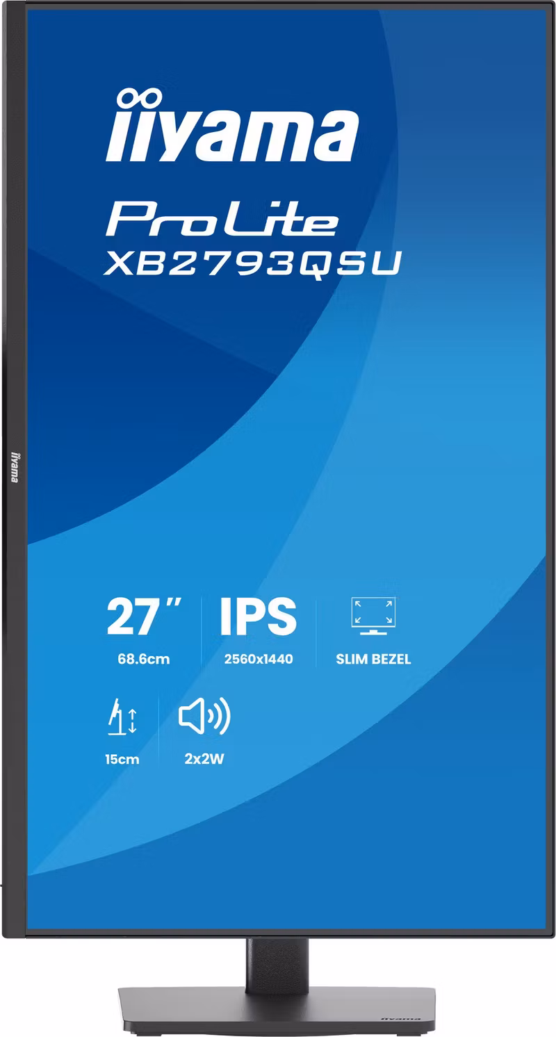 iiyama ProLite XB2793QSU-B1 27" IPS QHD 75 Hz Skärm Svart