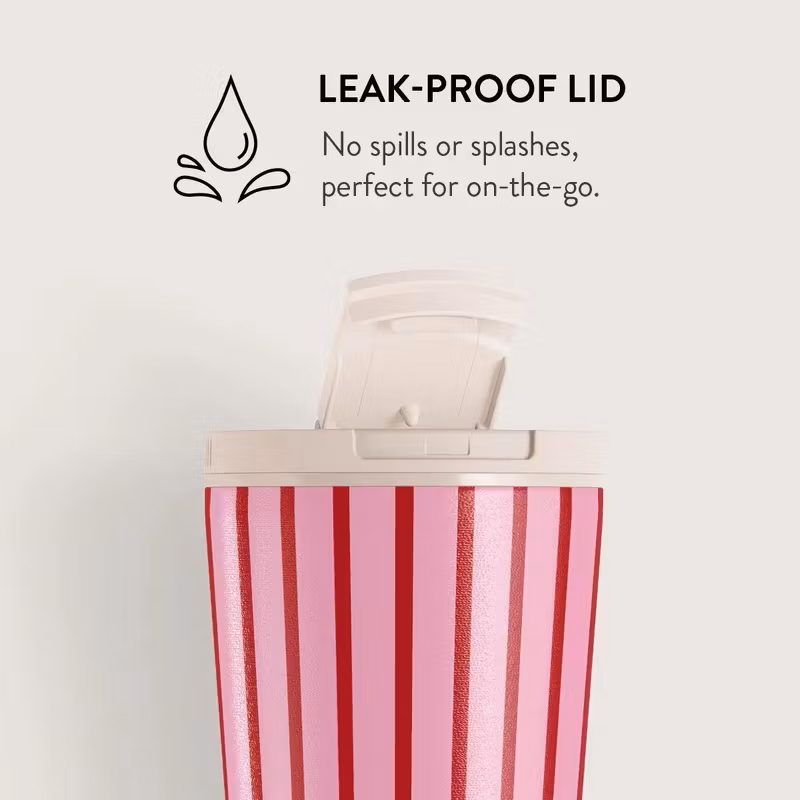 Burga Favorite Bikini 500 ml Termosmugg med lock och sugrör i rostfritt stål