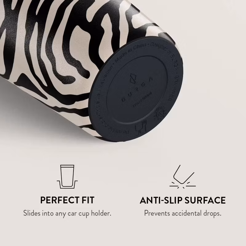Burga Imperial 500 ml Termosmugg med lock och sugrör i rostfritt stål
