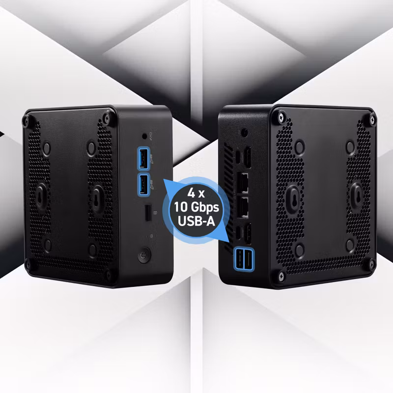 MSI Cubi NUC 1MG-014BEU Mini PC Barebone Intel Core 3 100U Svart
