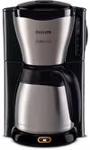 Philips Café Gaia HD7548/20 Kaffebryggare med termoskanna Metall/Svart