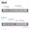 Club 3D CSV-2563 5-i-1 Thunderbolt 5 Hubb 180 W