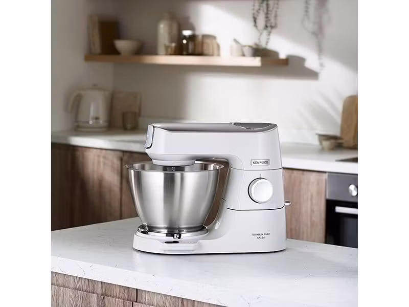 Kenwood Titanium Chef Baker KVC65.001WH 5 L Köksmaskin Vit/Champagnekräm