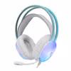 White Shark PEACOCK-2 Over-Ear RGB Spelheadset med 50 mm-drivers Vit
