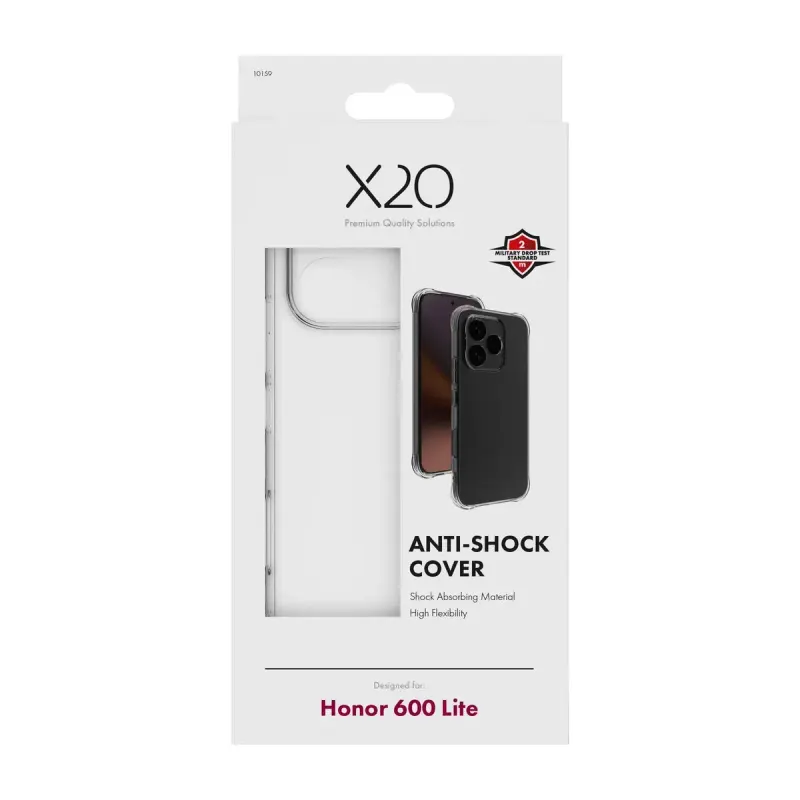 X2O Anti-Shock Skal för Honor 600 Lite Transparent