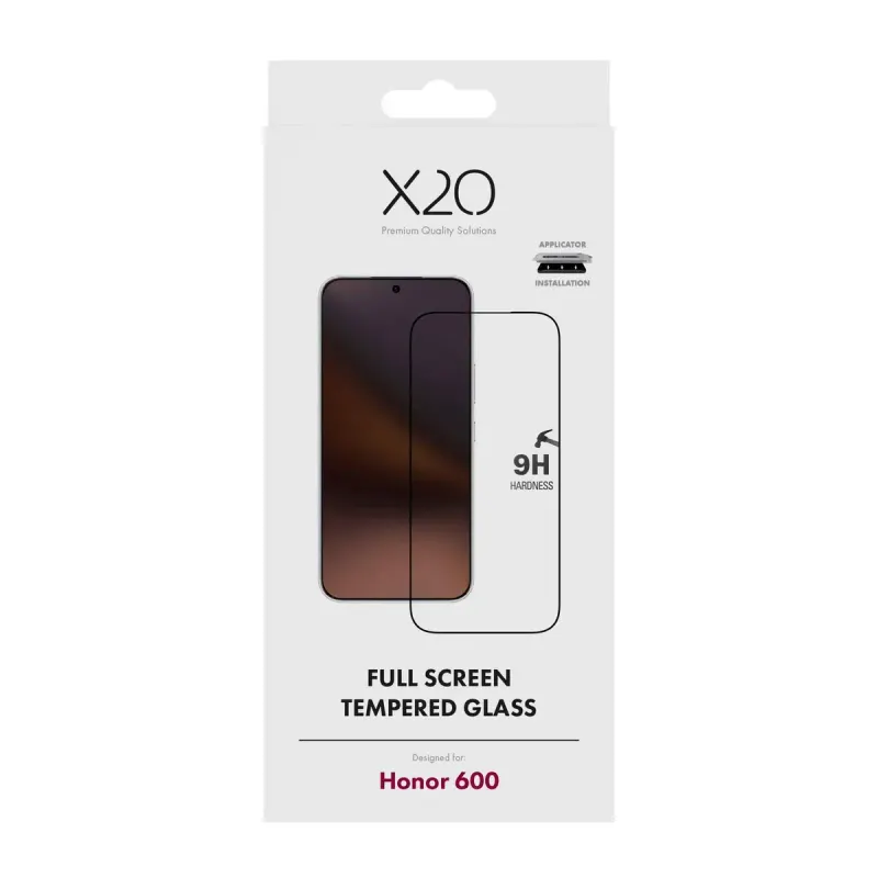 X2O Premium Full Screen Skärmskyddsglas för Honor 600
