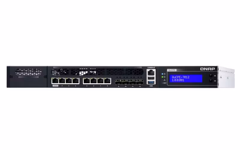 QNAP QuCPE-7012 Xeon D-2146NT 32 GB Virtualiseringsapparat 1U Rackmonterbar