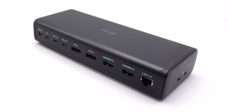 i-Tec Universal CA6MONITORDOCKPD Dockningsstation USB-C USB4 Thunderbolt 6 × 4K 60 Hz PD 140 W