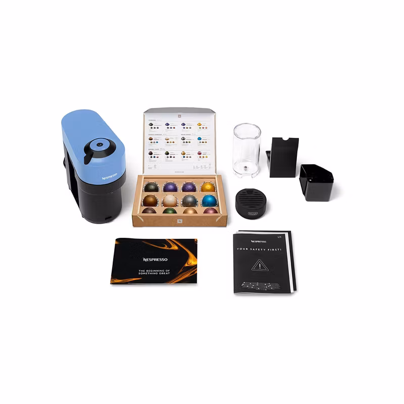 De'Longhi Nespresso Vertuo Pop ENV90.A Kapselmaskin Azurblå