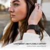 FIXED Silicone Magnetic Strap Magnetiskt silikonarmband för Apple Watch 44/45/46/49 mm Svart