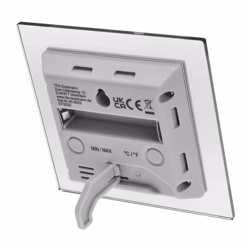 TFA Digital Inomhustermometer och Hygrometer Silver