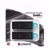 Kingston DataTraveler Exodia 64 GB USB 3.2 Gen 1 USB-minne 2-pack Svart/Blå