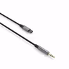 FIXED Link Premium USB-C till 3,5 mm Ljudkabel 1,5 m Rymdgrå