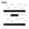 Club 3D CSV-2540 14-i-1 USB-C Dockningsstation 4 × 4K 60 Hz 150 W