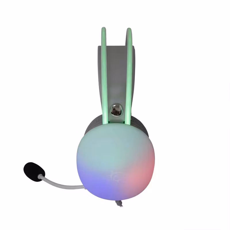 White Shark FIREFLY On-Ear Gamingheadset med sladd RGB Vit