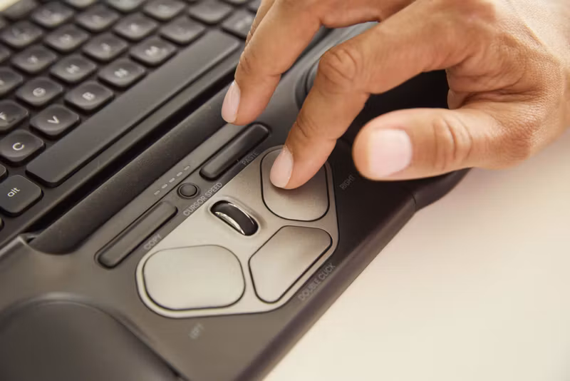 Contour Design RollerMouse Pro3 trådbunden ergonomisk mus Svart