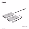 Club 3D CSV-1547 USB-C-hubb 10 Gbps med 4 × USB-A Grå