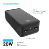 FIXED Zen2 30 FIXZEN2-30-BK 30 000 mAh 20 W Powerbank Svart
