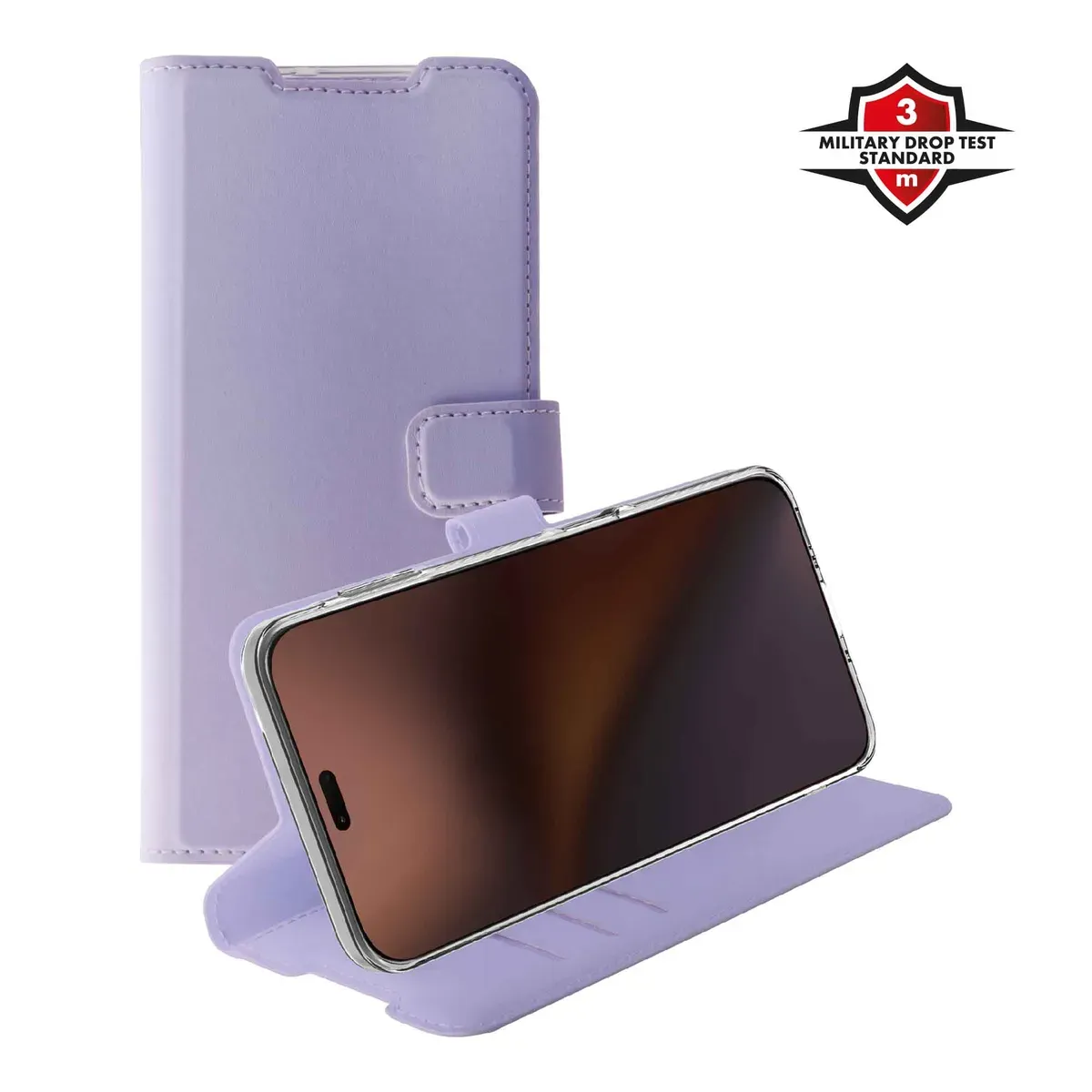X2O Classic Wallet Plånboksfodral för Honor 600 Lite Lavender
