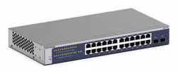 NETGEAR GS724T 24-portars Gigabit Smart Cloud Nätverksswitch med 2 SFP-portar
