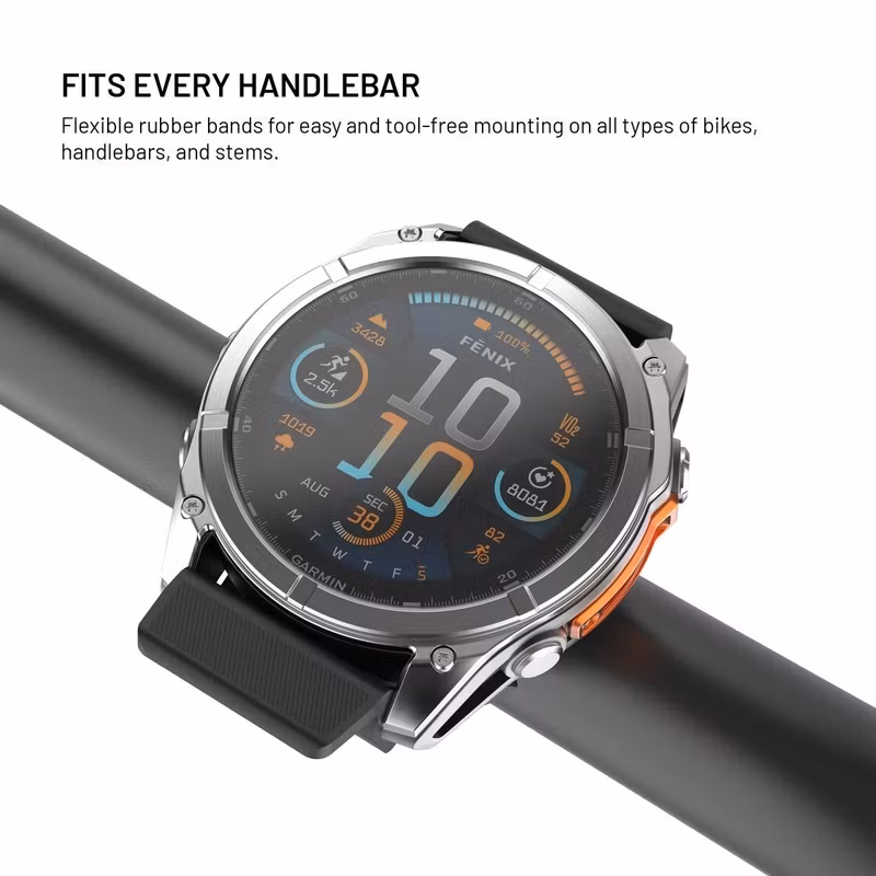 FIXED Dock Styrfäste för Garmin-klockor 26 mm Svart