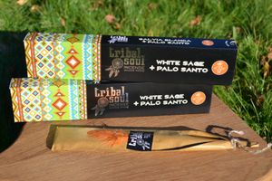 Vit Salvia & Palo Santo, rökelsepinnar