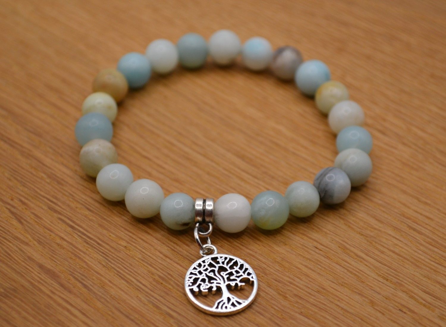 Karibisk kalcit, armband