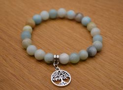 Karibisk kalcit, armband