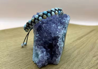 Karibisk Kalcit, justerbart armband