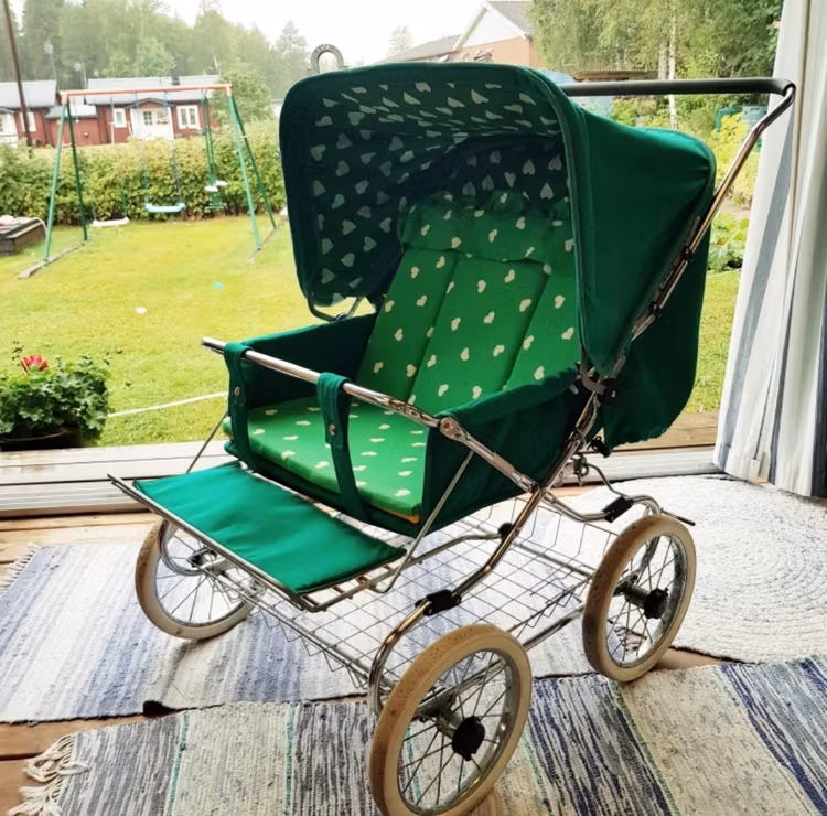 Klädsel retrovagn dubbel