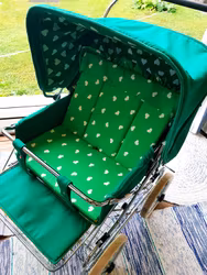 Förbeställd Retrovagndyna dubbelvagn