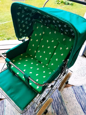 Förbeställd Retrovagndyna dubbelvagn
