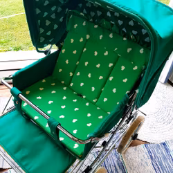 Förbeställd Retrovagndyna dubbelvagn