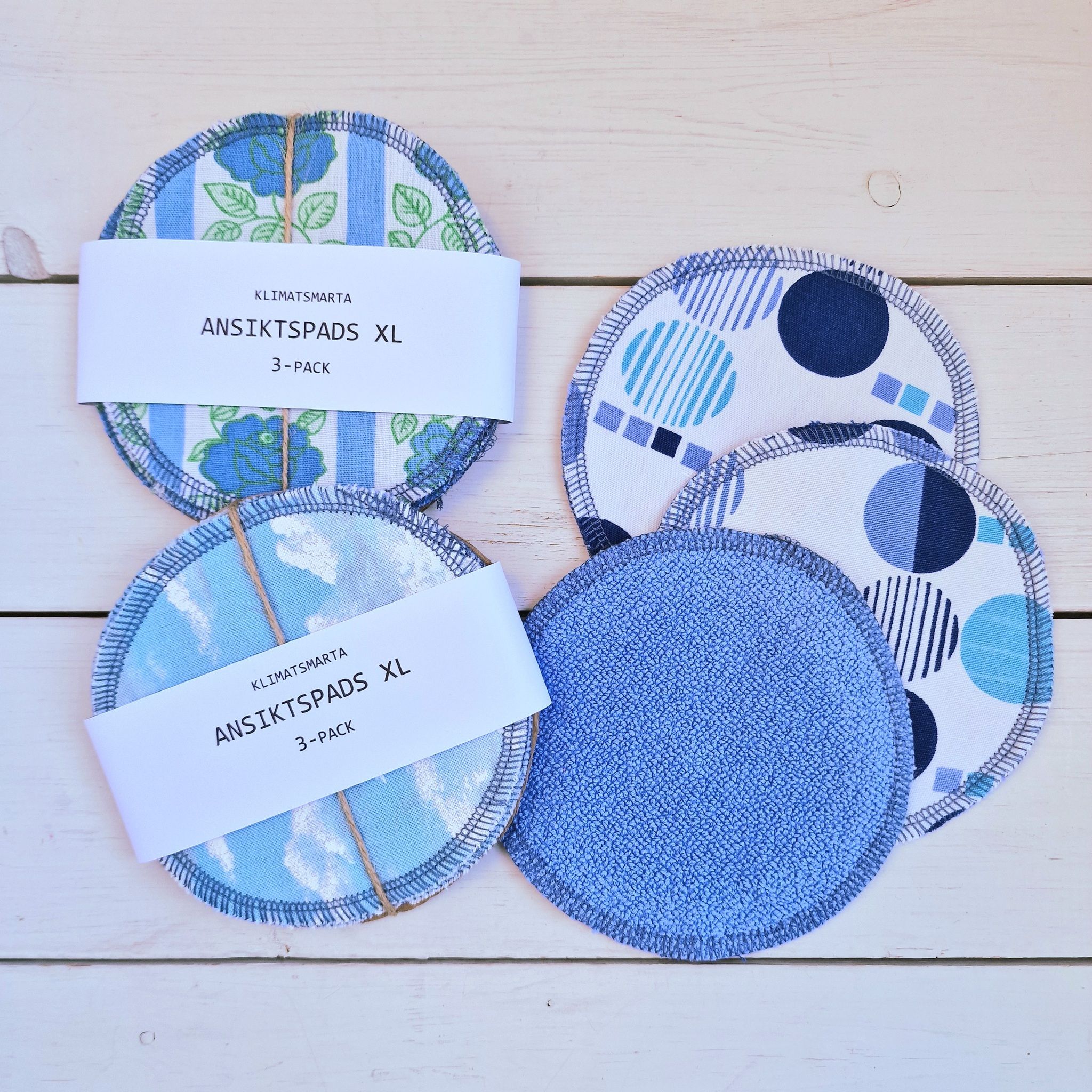 Ansiktspads XL 3-pack