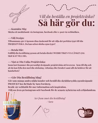 Förbeställd Projektväska