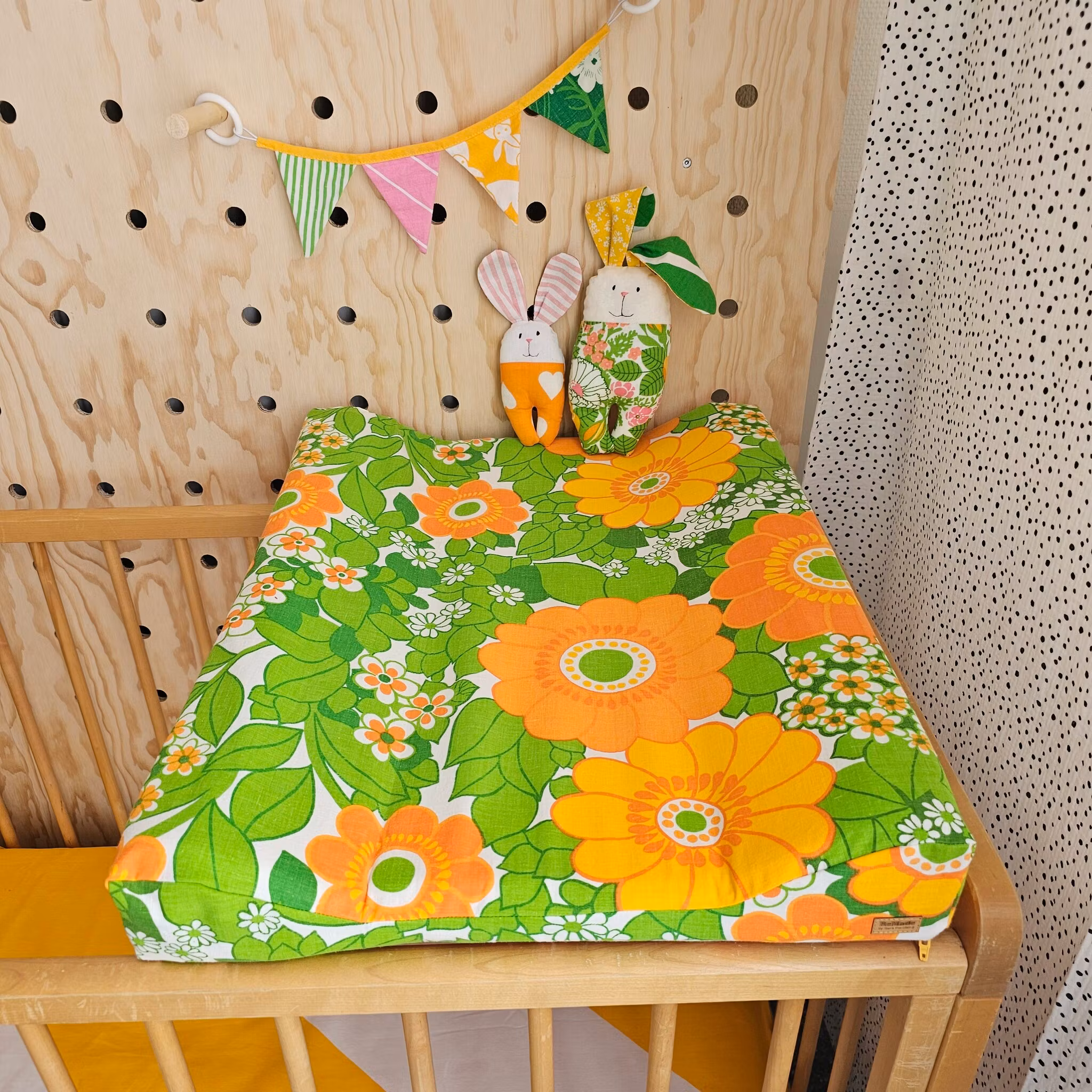 Överdrag till skötbord